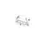 Spot fix LED Nova Luce Gono, 6W, 3000K, L70 mm, negru, incastrat
