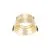 Spot fix Nova Luce Punk, 1xGU10, D81 mm, auriu, incastrat