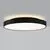 Plafoniera LED ACB Roma, 65W+9W, 2700-3000K, D600 mm, negru, switch, dimabil Triac