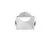 Spot fix Nova Luce Spezia, 1xGU10, 75x75 mm, alb, incastrat