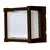 Aplica / plafoniera LED Mantra Creek, 15W, 2700-3300-4000K, CCT Switch, ruginiu, IP65