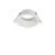 Spot fix Nova Luce Crib, 1xGU10 max. 10W, D90 mm, alb, incastrat, IP20