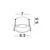 Spot fix Nova Luce Stardust, 1xGU10, D85 mm, negru-auriu, incastrat
