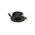 Spot fix Nova Luce Contra, 1xGU10, D89 mm, negru, incastrat