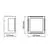 Aplica / plafoniera LED Mantra Creek, 15W, 2700-3300-4000K, CCT Switch, ruginiu, IP65