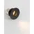 Spot fix Nova Luce Contra, 1xGU10, D89 mm, negru, incastrat