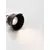 Spot fix Nova Luce Punk, 1xGU10, D81 mm, negru, incastrat