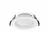 Spot fix LED Nova Luce Dine Micropristamic, 18W, 3000-4000-5000K, D145 mm, alb, switch, incastrat, IP54