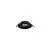 Spot fix Nova Luce Antalya, 1xGU10, D98 mm, negru, incastrat, IP44