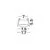 Spot mobil Nova Luce Varo, 1xGU10, D75 mm, alb, incastrat