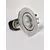 Spot mobil Nova Luce Doherty, 1xGU10, D92.5 mm, nichel, incastrat, IP44