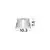 Spot fix LED Nova Luce Lox, 25W, 3000K, D103 mm, alb, incastrat, IP54