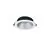 Spot fix LED Nova Luce Vessel, 24W, 3000-4000-5700K, D190 mm, alb, switch, incastrat, IP54