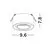 Spot fix Nova Luce Brook, 1xGU10, D96 mm, negru, incastrat