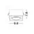 Spot fix Nova Luce Brook, 1xGU10, 96x96 mm, alb, incastrat