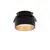 Spot fix Nova Luce Certa, 1xGU10, D80 mm, negru-auriu, incastrat