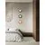 Aplica Nova Luce Orbique, 1xG9 max. 5W, D16 cm, alb, caramel, IP44