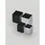 Spot fix LED Nova Luce Largo, 10W, 3000K, 68x68 mm, H80 mm, negru