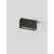 Spot fix LED Nova Luce Jax, 7W, 3000K, L142 mm, H80 mm, negru, IP65