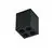 Spot fix LED Nova Luce Largo, 6W, 3000K, 49x49 mm, H60 mm, negru