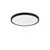 Plafoniera LED Nova Luce Cerium, 24W, CCT 2700/3000/3500/4000/6500K, 2040 lumeni, D29 cm, negru, on/off