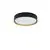 Plafoniera LED Nova Luce Binary, 24W, 2700/3000/4000K, D301 mm, negru, switch, IP44