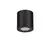 Spot fix Nova Luce Cotty, 1xGU10, D80 mm, negru, IP44