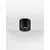 Spot fix LED Nova Luce Anello, 16W, 3000K, D110 mm, negru