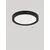 Plafoniera LED Nova Luce Cerium, 15W, 2700/3000/3500/4000/6500K, D208 mm, negru, switch