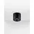 Spot fix LED Nova Luce Anello, 16W, 3000K, D110 mm, negru