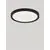 Plafoniera LED Nova Luce Cerium, 20W, 2700/3000/3500/4000/6500K, D293 mm, negru, switch, dimabil Triac