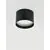 Spot fix LED Nova Luce Cannos, 20W, 3000K, D144 mm, negru