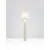 Lampadar Nova Luce Bacco, 1xE27 max. 12W, alb, bej, argintiu