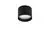 Spot fix LED Nova Luce Cannos, 14W, 3000K, D120 mm, negru