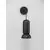 Aplica Nova Luce Parlo, 1xGU10 max. 10W, negru, IP20