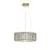 Pendul LED Nova Luce Celysia, 47W, 3500K, D60 cm, auriu, dimabil Triac