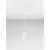Pendul Nova Luce Parlo, 1xGU10 max. 10W, Hmax 223 cm, alb, IP20