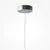 Pendul LED Maytoni Bruma, 12W, 2700K, D30 cm, Hmax 324 cm, crom, dimabil