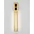 Aplica LED Nova Luce Lazura, 9W, 3000K, H59 cm, auriu, negru, dimabil Triac
