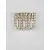 Aplica LED cristal Nova Luce Celysia, 12W, 3500K, auriu