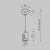 Cablu suspendare Maytoni Flarity, H95-1190 mm, alama