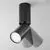Spot mobil aplicat Maytoni Focus S, 1xGU10, negru, rotund, IP20