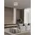 Plafoniera cristal LED Nova Luce Celysia, 46W, 3500K, D50 cm, crom, dimabil Triac