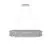 Pendul LED Nova Luce Celysia, 74W, 3500K, L100 cm, crom, dimabil Triac