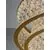 Pendul LED Nova Luce Celysia, 74W, 3500K, D80 cm, auriu, dimabil Triac
