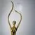 Lampadar AZzardo Demeter, 1xE27, alb, auriu