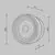 Aplica LED Maytoni Olo, 6W, 2700/3000/4000K, 550 lumeni, D125 mm, auriu, MOD493WL-L6BSK2