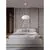 Pendul Nova Luce Bambel, 1xE27 max. 12W, 400x320 mm, Hmax 2210 mm, alb