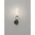 Aplica Nova Luce Filomena, 1xG9, gri, opal, negru