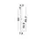 Aplica LED Nova Luce Gloree, 12W, 3000K,  720 lumeni, H803 mm, alama